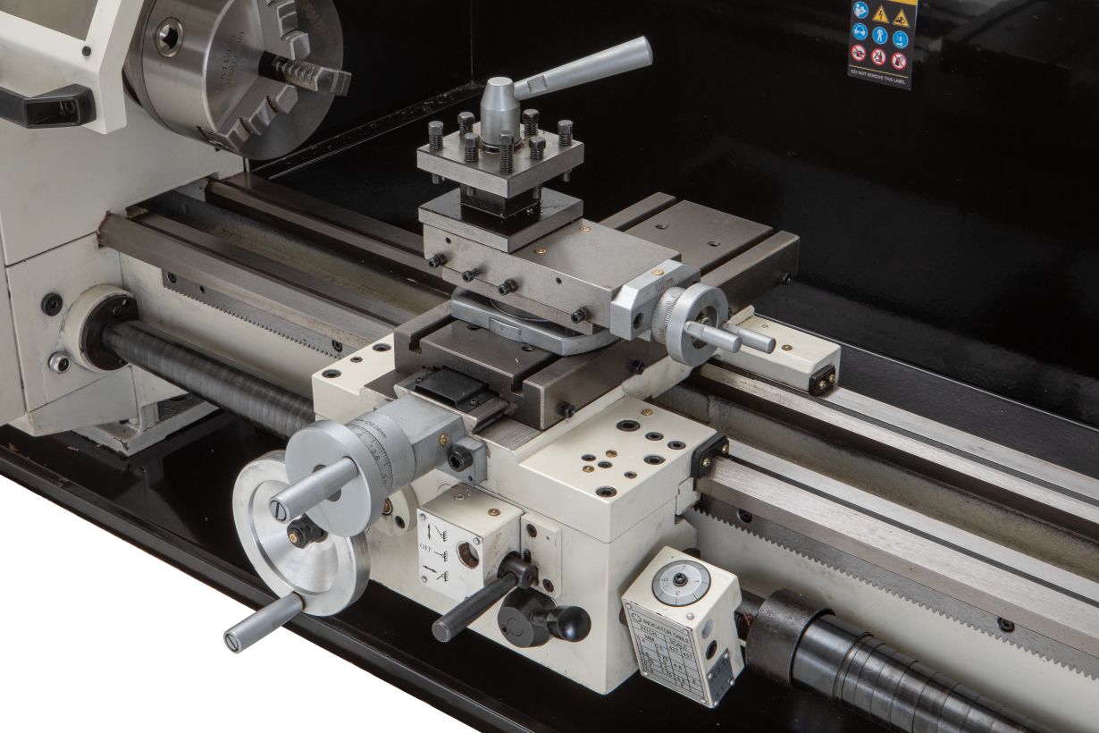 JETRUS BD-10S DRO Настольный токарный станок по металлу с цифровым табло скорости